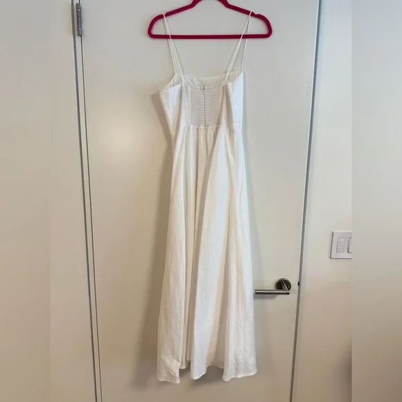 Reformation Monette Dress White size 4 - Picture 6 of 7